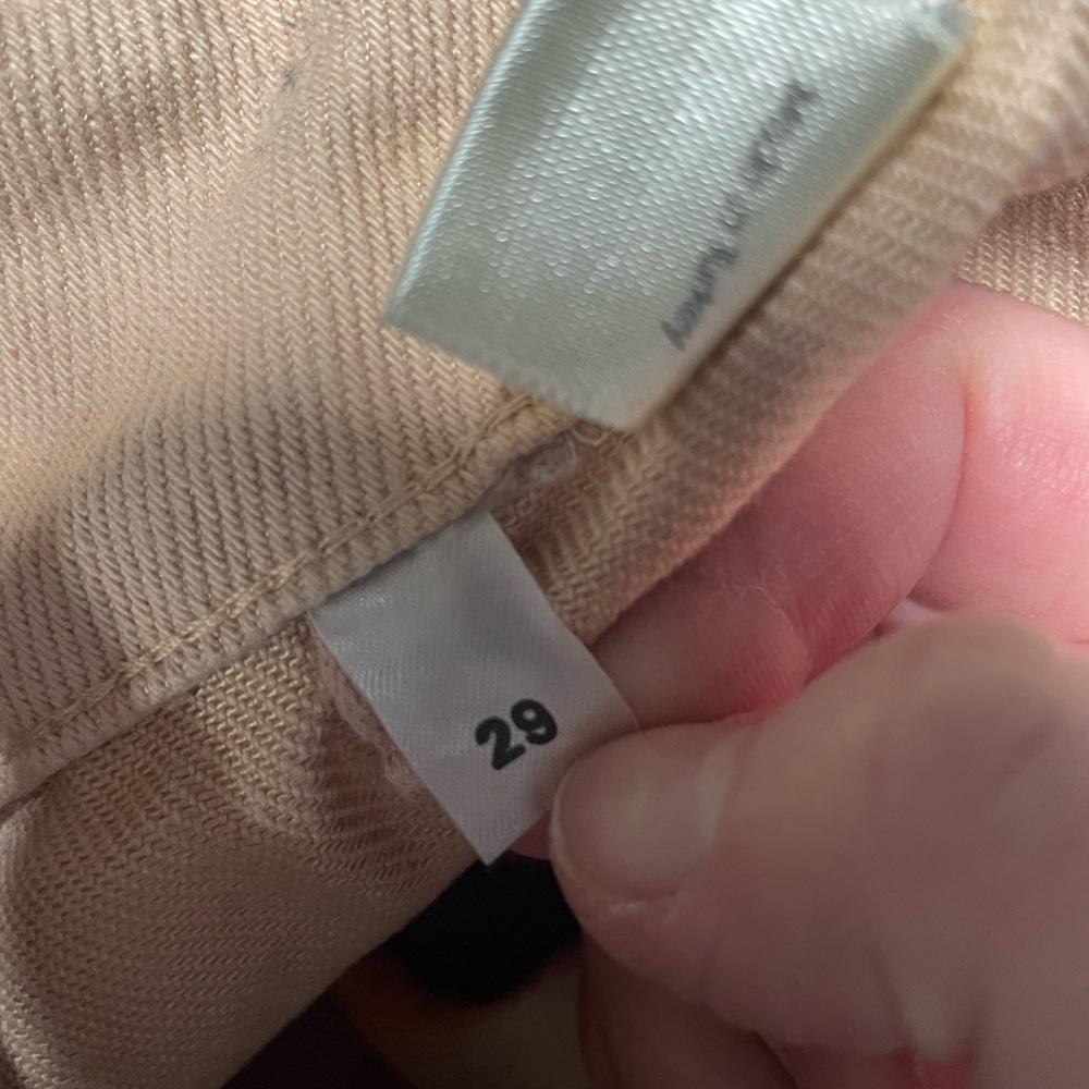 Reformation Blush Pink Wide-Leg Jeans - Picture 4 of 6